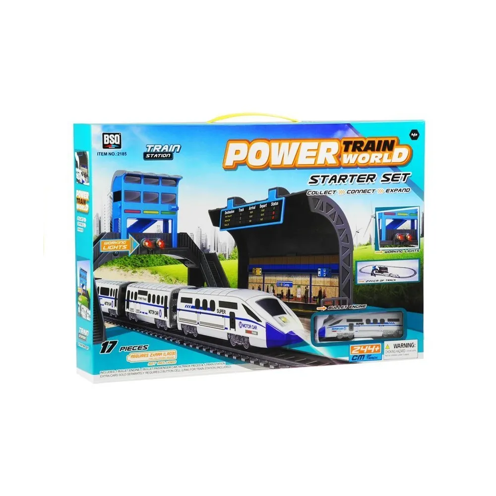 Zestaw pociąg dla dzieci powyżej 4 lat