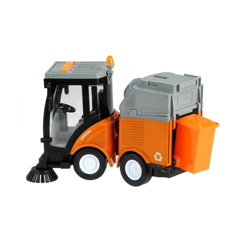 realistyczny model pojazdu komunalnego do kreatywnej zabawy dla dzieci