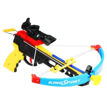 Duża Kusza Sportowa Dla Dzieci z Tarczą Kołczan 3 Strzały 5 El.