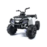 Quad elektryczny BDM 0909 biały widok z przodu