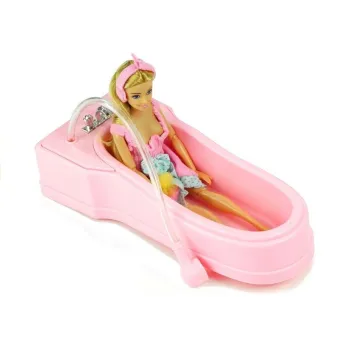 Zestaw Lalka w Kąpieli Łazienka Akcesoria