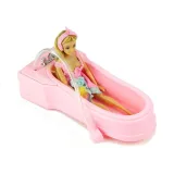 Kompletny zestaw łazienkowy dla lalek z akcesoriami do kąpieli