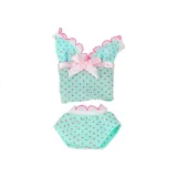 Kolorowe akcesoria łazienkowe do zabawy w dom podkreślające realizm