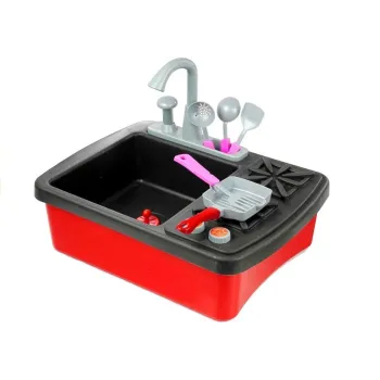 Kuchenka i Zlewozmywak z Akcesoriami Kran z Wodą