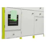 prezent dla dziecka zestaw kuchnia z naturalnego drewna