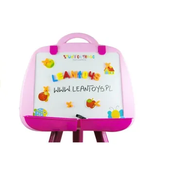 Tablica Magnetyczna Stojąca Pisak Magnes Różowa