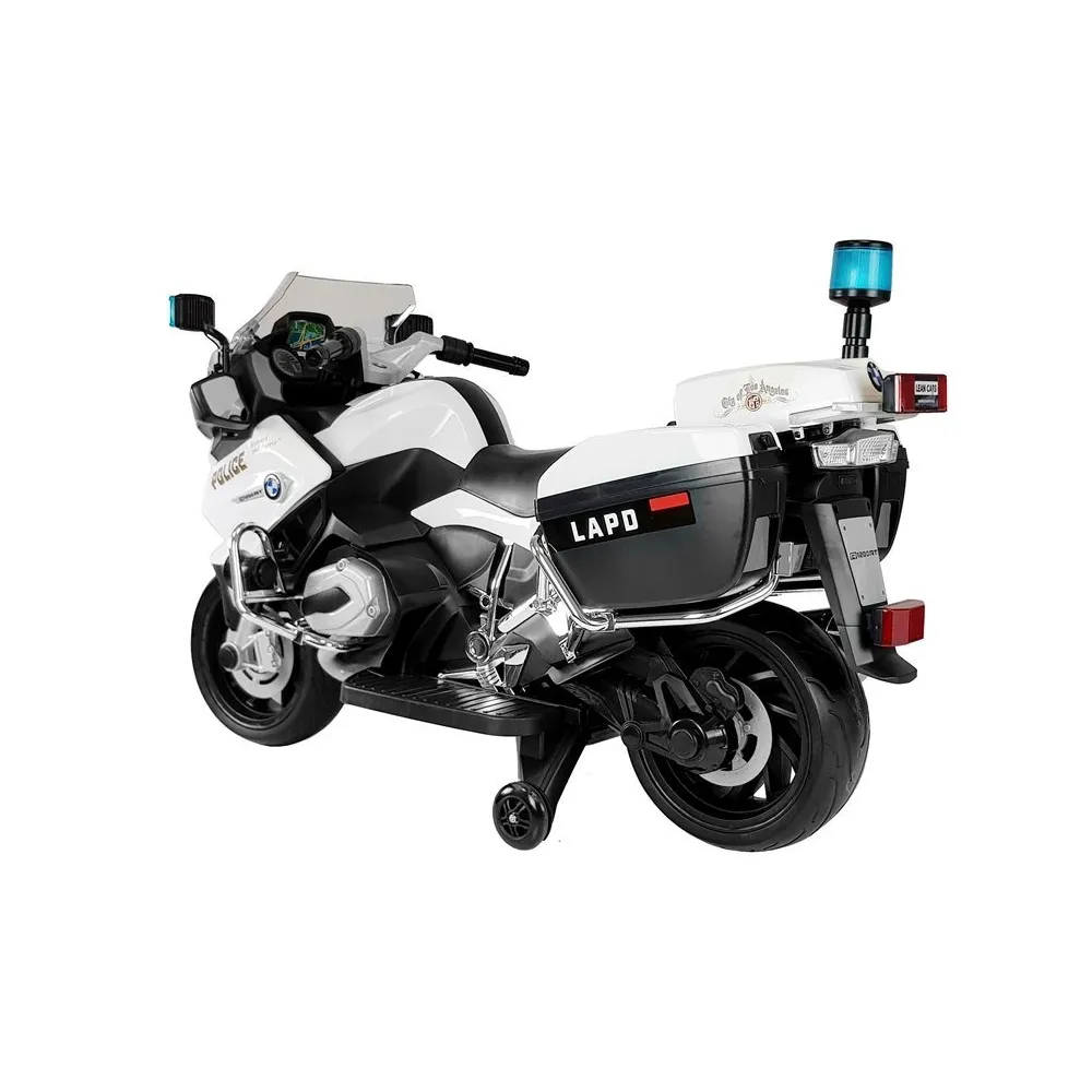 Realistyczny motocykl policyjny na akumulator dla dzieci