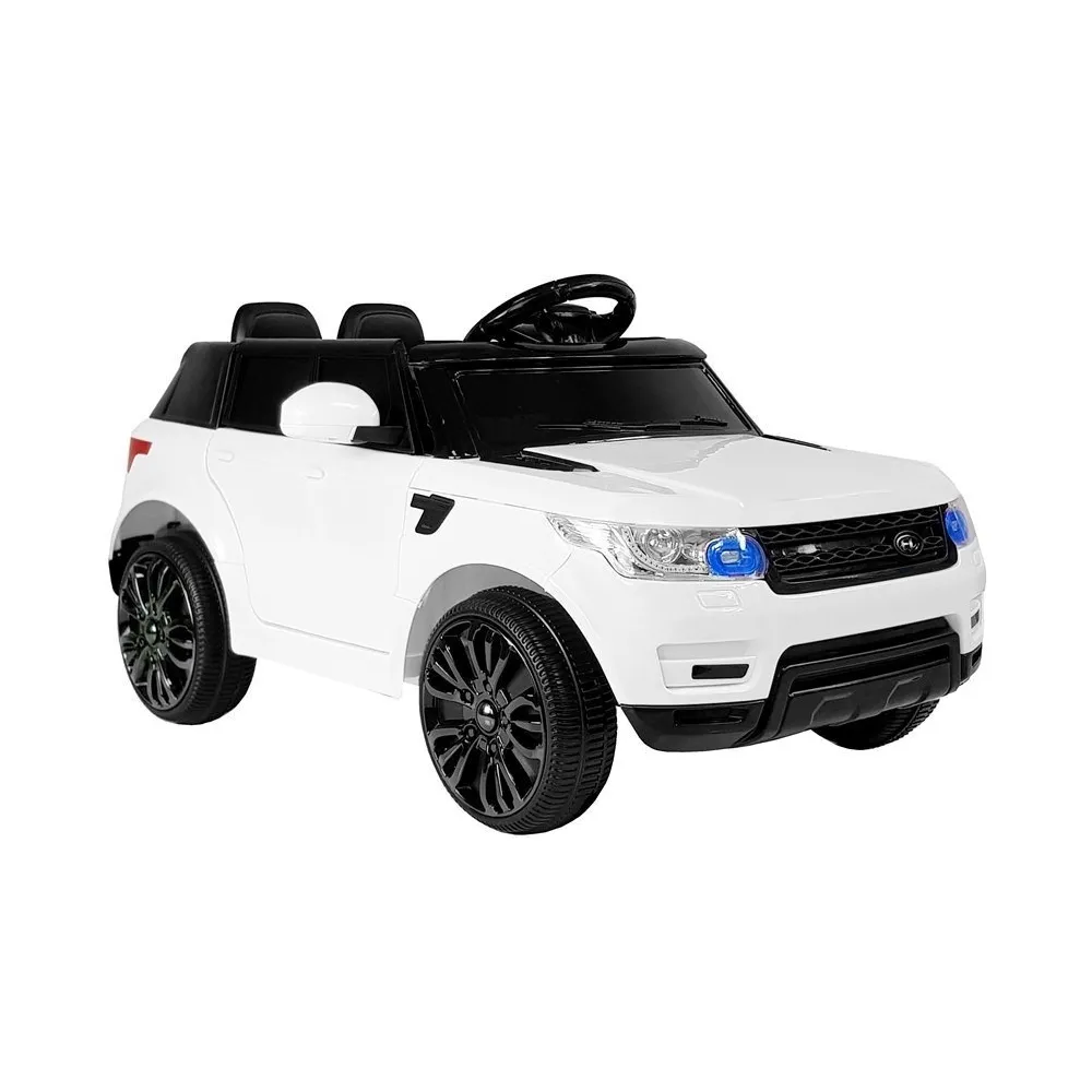 Auto na akumulator HL1638 białe prezentujące nowoczesny design