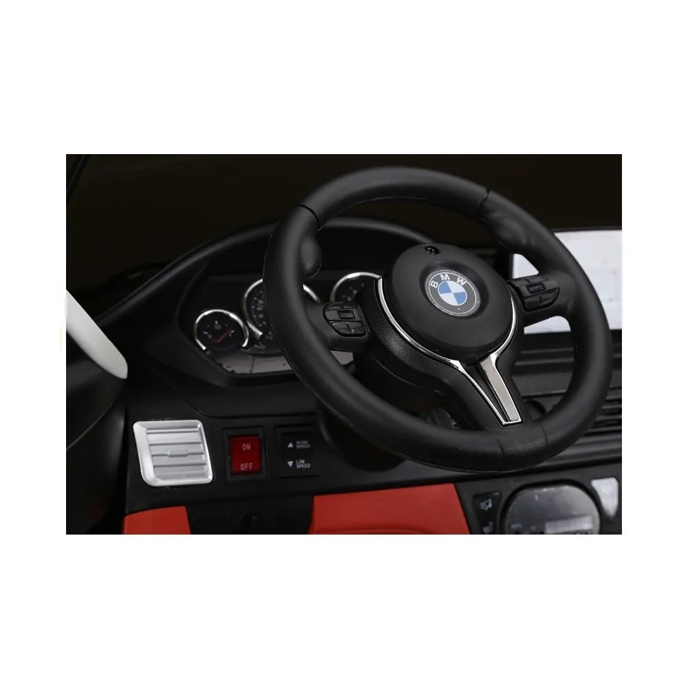 Auto Na Akumulator BMW X6M Czarne Dwuosobowy Fotel
