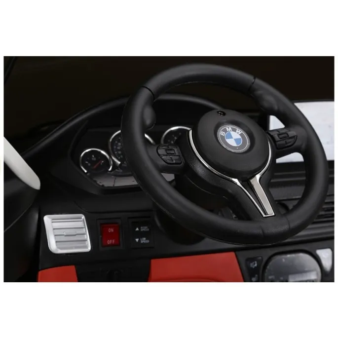 Auto Na Akumulator BMW X6M Czarne Dwuosobowy Fotel