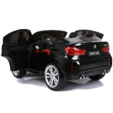 Auto Na Akumulator BMW X6M Czarne Dwuosobowy Fotel