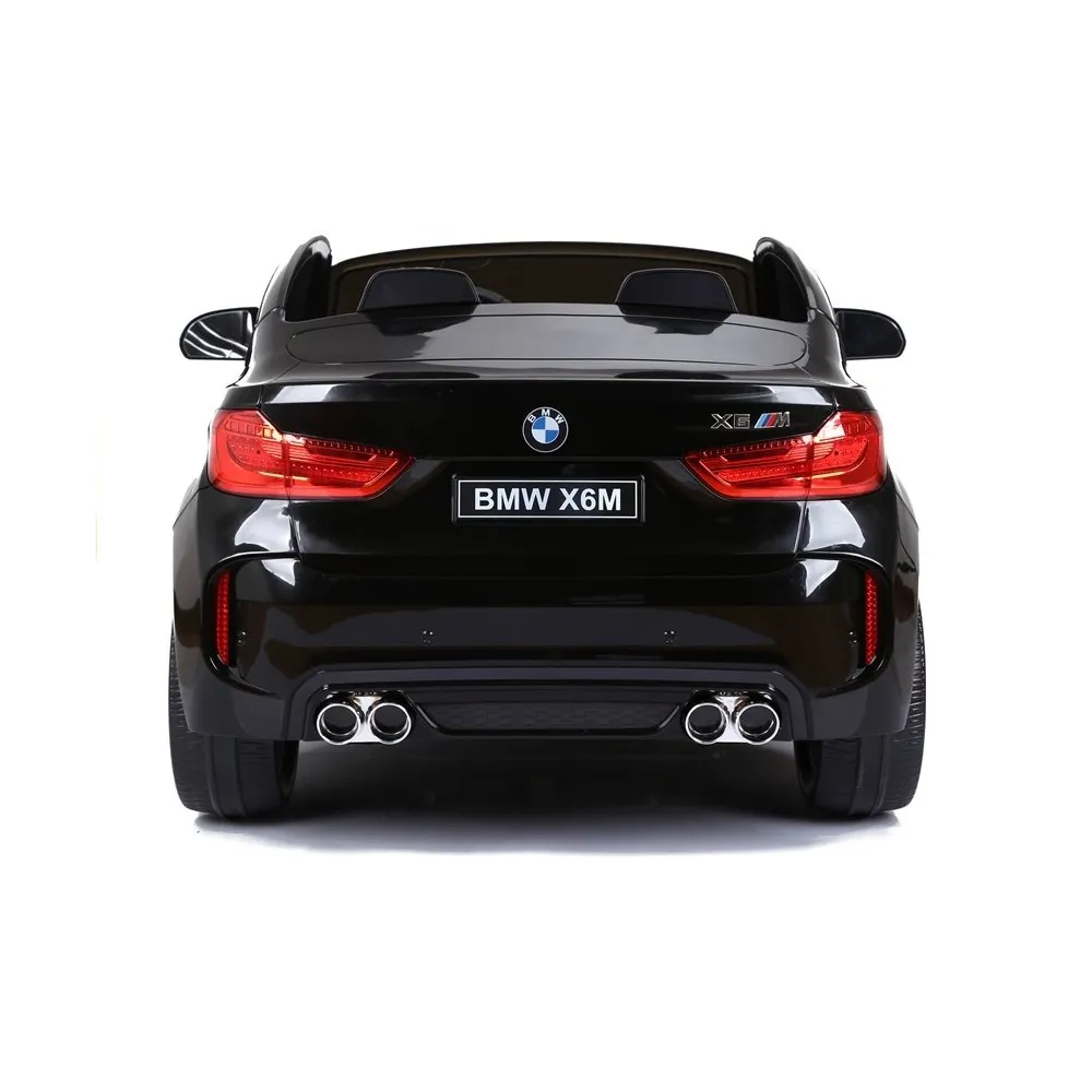 Auto Na Akumulator BMW X6M Czarne Dwuosobowy Fotel