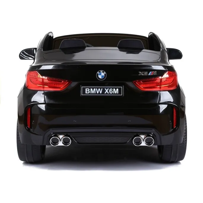 Auto Na Akumulator BMW X6M Czarne Dwuosobowy Fotel