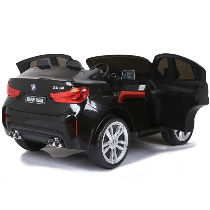 Auto Na Akumulator BMW X6M Czarne Dwuosobowy Fotel