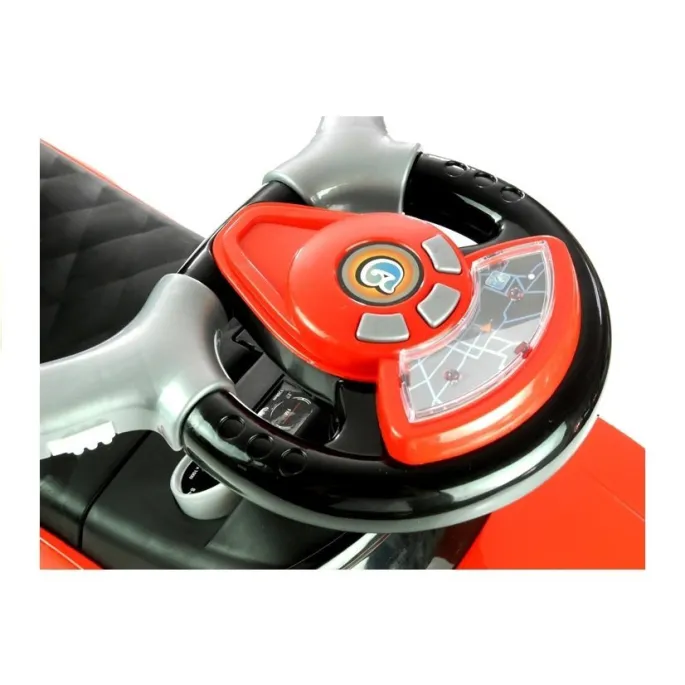 Stabilny pchacz z wytrzymałego tworzywa dla maluchów