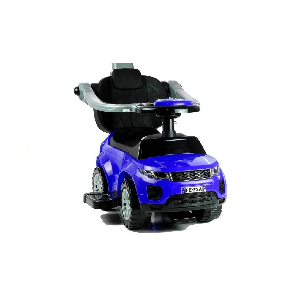 Jeździk 614W z dźwiękową kierownicą w kolorze niebieskim