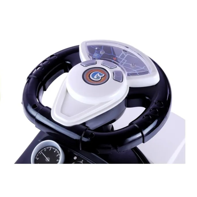 Solidny jeździk 613W dla dzieci z uniwersalną kolorystyką i szerokimi kołami