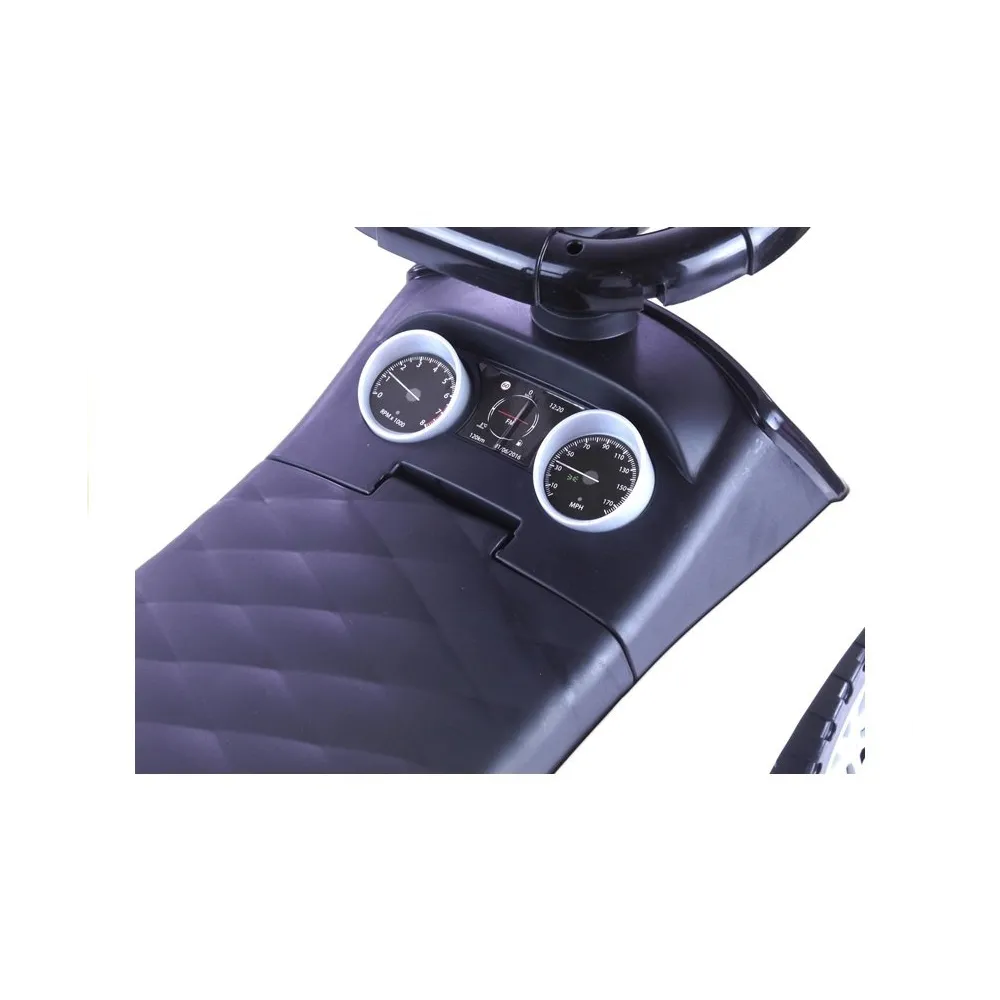 Zabawkowy pojazd dziecięcy 613W z bezpiecznym siedziskiem i schowkiem