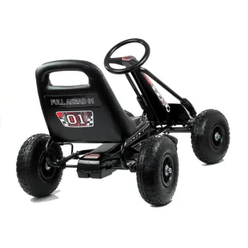 Gokart na pedały z hamulcem ręcznym i solidną metalową ramą