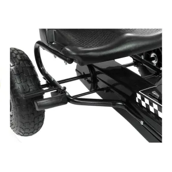 Gokart z zamkniętą skrzynką na łańcuch dla bezpieczeństwa jazdy