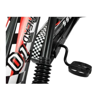 Metalowa konstrukcja gokarta z regulowanym siedziskiem, boczny widok