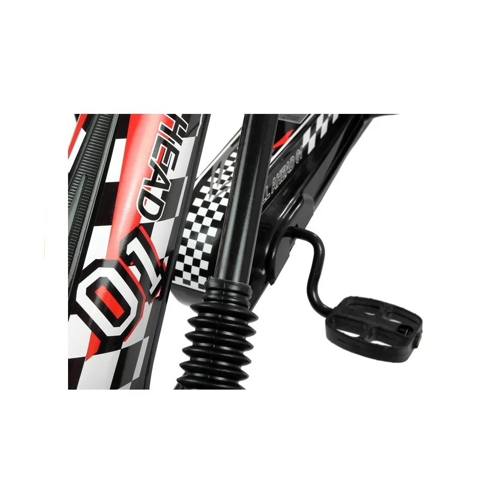 Metalowa konstrukcja gokarta z regulowanym siedziskiem, boczny widok