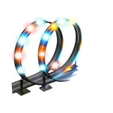 Kolorowe diody LED podkreślające tor wyścigowy dla dzieci