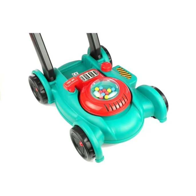 Kompletny zestaw ogrodnika dla dzieci z kosiarką, kaskiem i kanistrem