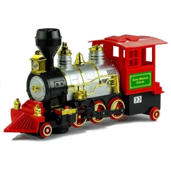 Duża Lokomotywa Pociąg na Baterie z Dźwiękiem