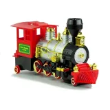 Interaktywna lokomotywa z otwieranymi okienkami i napędem bump and go