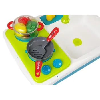 realistyczny zlew do zabawy z funkcją bieżącej wody dla najmłodszych