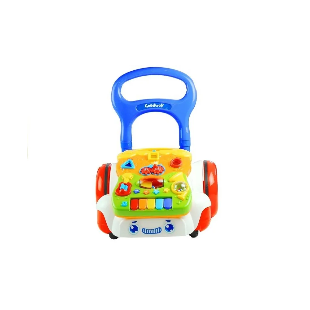 Kolorowy chodzik pchacz edukacyjny z odpinanym panelem