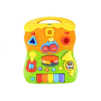 Solidny i stabilny chodzik edukacyjny dla rocznego dziecka