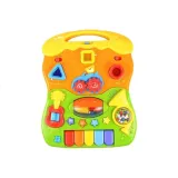 Solidny i stabilny chodzik edukacyjny dla rocznego dziecka