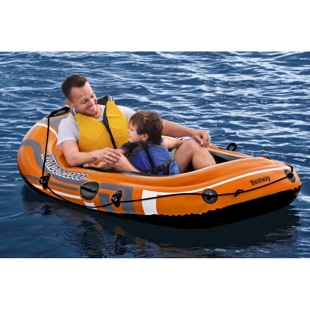 Przestronny ponton dmuchany do zabawy na wodzie