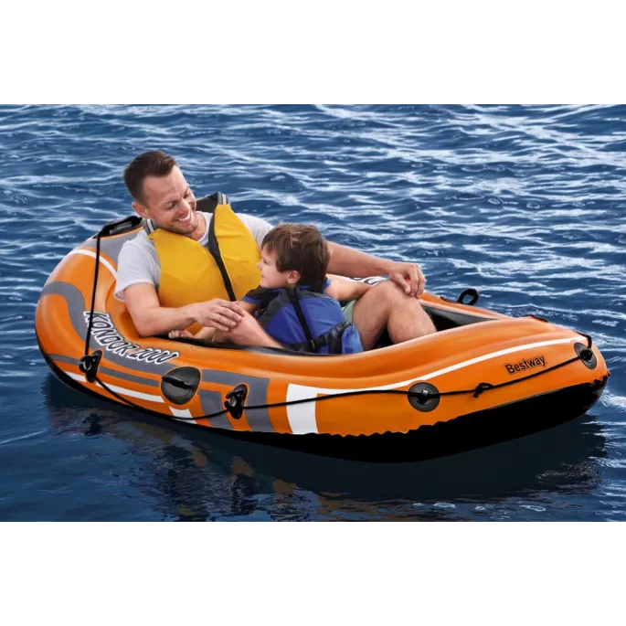 Przestronny ponton dmuchany do zabawy na wodzie