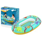 Niebieski dmuchany ponton dla dzieci Bestway o wymiarach 119 x 79 cm