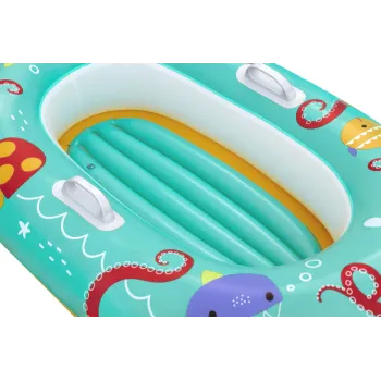 Lekki, składany ponton dziecięcy Bestway z dmuchanym dnem