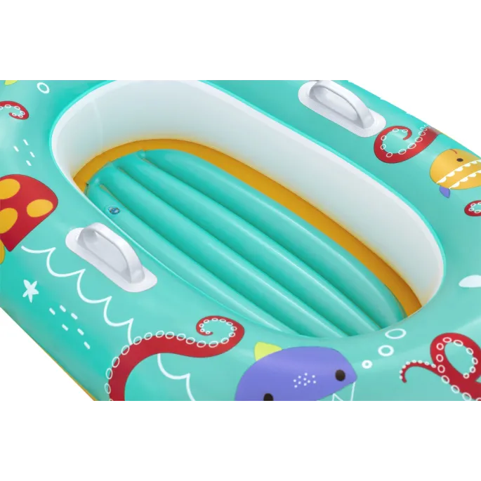 Lekki, składany ponton dziecięcy Bestway z dmuchanym dnem