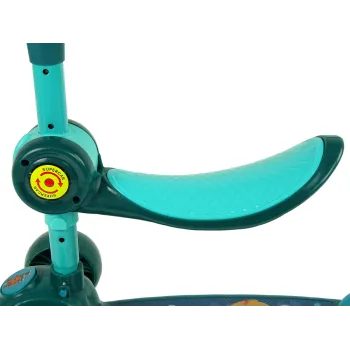 składana hulajnoga z antypoślizgowym podestem i led