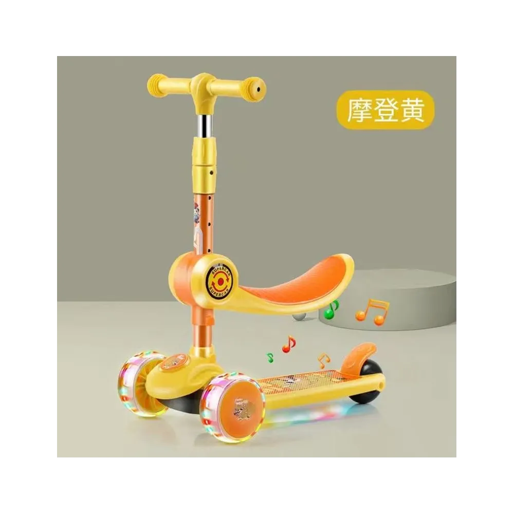 Dziecięca hulajnoga balansowa z muzyką i antypoślizgowym podestem