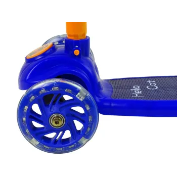 Balansowa hulajnoga trójkołowa granatowa idealna na prezent dla chłopca i dziewczynki