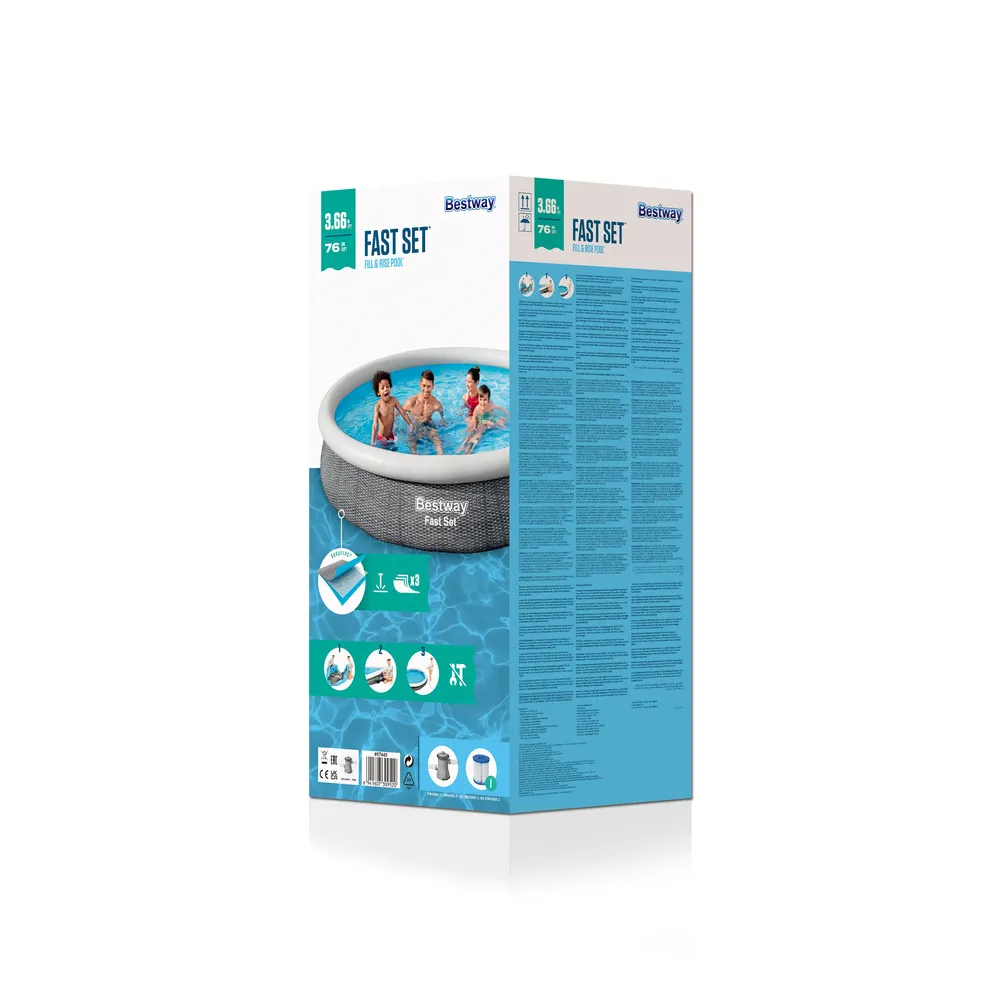 Pudełko z kompletem akcesoriów do basenu rozporowego Bestway
