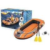 Ponton dmuchany Bestway 61062 o wymiarach 188 x 98 cm na tle jeziora