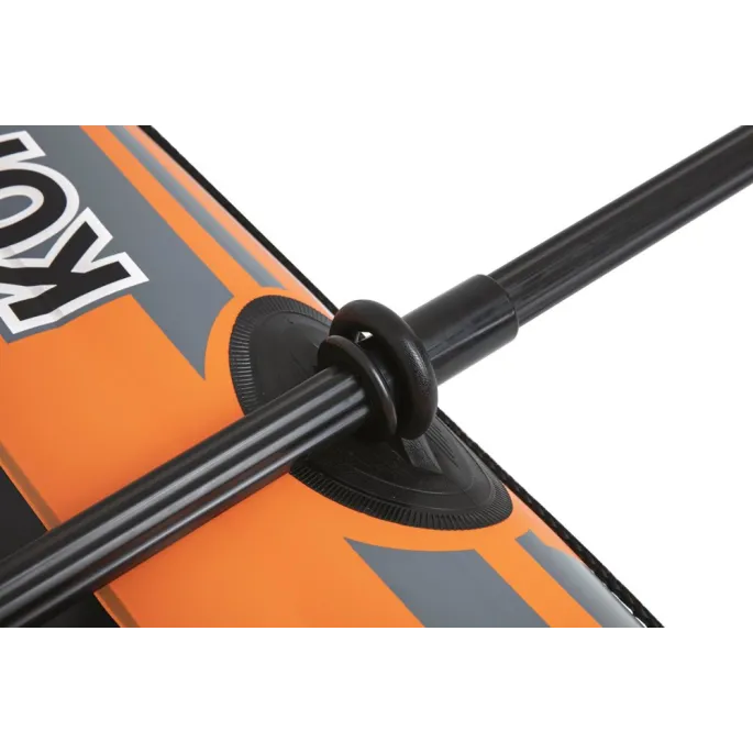 Nadmuchiwana łódka dla dorosłego i dziecka gotowa do wodnej zabawy