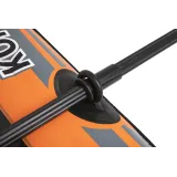 Nadmuchiwana łódka dla dorosłego i dziecka gotowa do wodnej zabawy