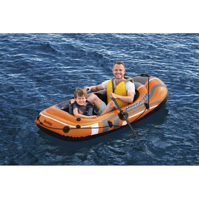 Wytrzymały ponton dmuchany idealny na wakacje nad jeziorem