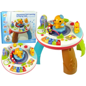 Interaktywny stolik edukacyjny ośmiornica z pianinkiem dla dzieci