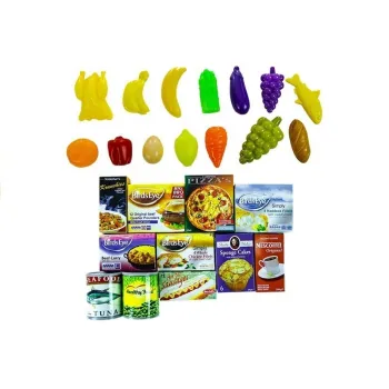 Zestaw sklepowy dla dzieci – 25 bezpiecznych elementów edukacyjnych