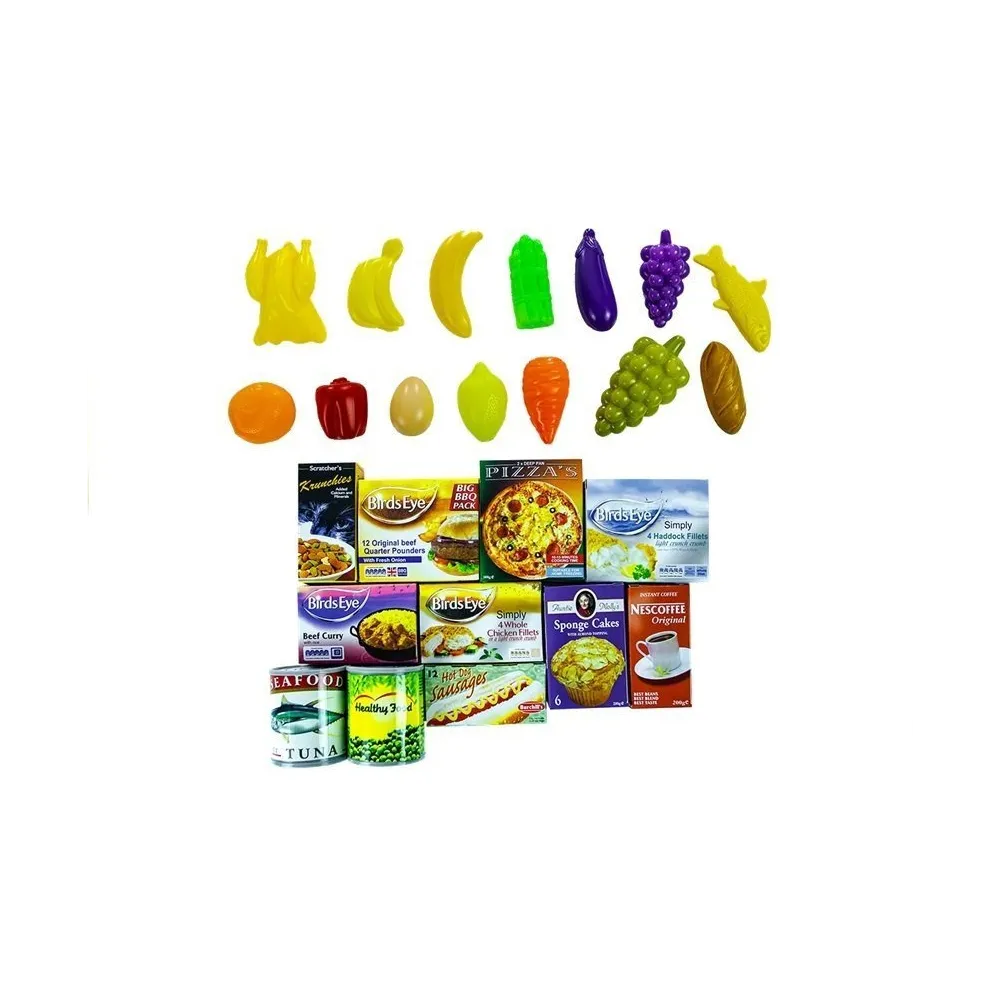 Zestaw sklepowy dla dzieci – 25 bezpiecznych elementów edukacyjnych